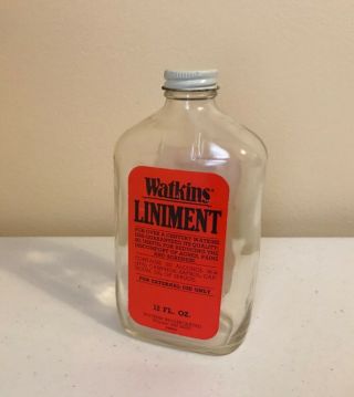 Vintage Watkins Liniment Bottle