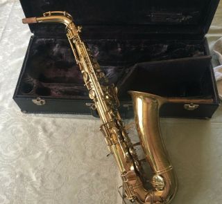 Vintage 1946 Buescher Aristocrat Big B Alto Sax True Tone 312468 Plays
