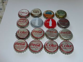 16 Diff Kosher For Passover Bottle Caps Coca Cola Coke Fanta Tab Gaylord Perry