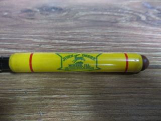 Vintage John Deere Bullet Pencil Advertising H.  A.  SCHWINGHAMMER ALBANY MINNESOTA 2