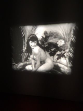 Vtg 50s Bettie Page Camera Club 8mm Spicy Girlie Risqué Pinup Stag Film