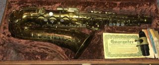 Vtg 1950 - 51 The Martin Alto Saxophone SAX & Case Elkhart Indiana 174 2