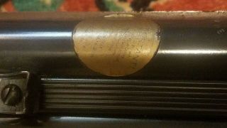 Vintage daisy model 21 double barrel bb gun.  with sticker 3