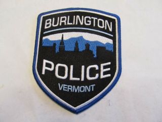 Vermont Burlington Police Patch