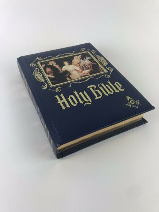 Holy Bible Red Letter Masonic Edition Heirloom Publisher 1988 Illustrated