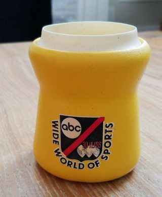 Vintage Abc Wide World Of Sports 30 Year Anniversary Foam Beer Soda Can Koozie