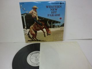 V.  A - Western Hit Parade 10 " Japan Zl - 1134 Johnny Cash Etc Promo White Lbl /