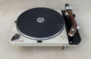 Vtg Thorens Td - 124 Record Player Turntable Minty For Restoration No Res