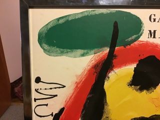 JOAN MIRO,  ORIG.  LITHOGRAPH POSTER ART PAINTING GALERIE MAEGHT ABSTRACT BIOMORPHIC 3