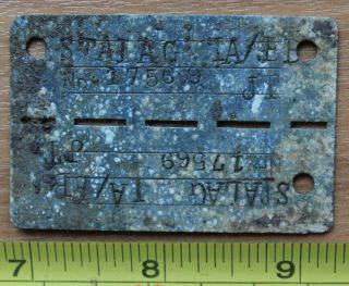 Stalag Dog Tag From Bunker Relic Ww2