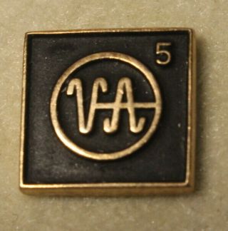 Varian Associates 10k Gold Service Award Pin 5 Year - 1.  4 Grams Scrape Or Not