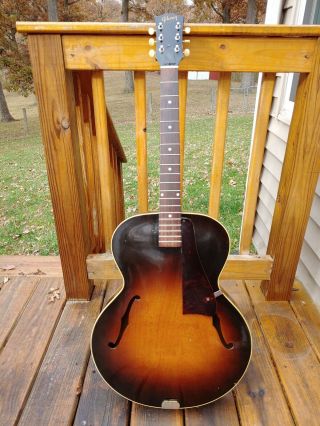 Vintage 1951 Gibson L - 48 Archtop Acoustic Sunburst Guitar