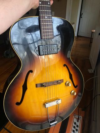 1966 Or 1969 Gibson Es - 125 Vintage Guitar With Hsc