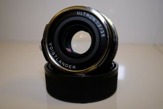 Voigtlander Ultron Vintage Line 35mm F2 Aspherical Lens Leica M Mount 3