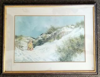 Vintage A Quiet Place By Carolyn Blish Signed And Numbered By Artist Watercolor