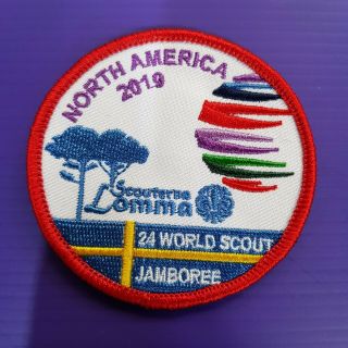 24th World Scout Jamboree 2019 Sweden Contingent Official Patch / Lomma Badge