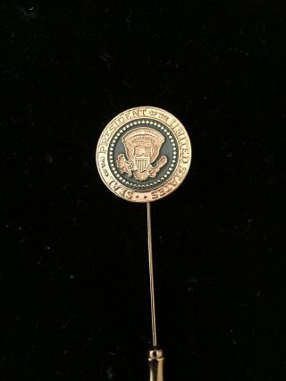 Seal Of The President Of The United States Tie Lapel Pin Signed George W.  Bush