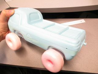 EMPIRE 1960s wacky blow mold plastic car truck BABY KID FACE nutty mad weird - oh 2
