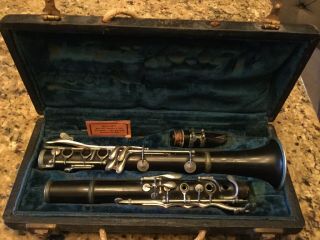 Early Vintage Conn Clarinet With /case 324n B273262l