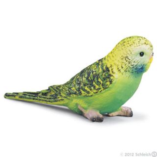 Schleich 14408 Green Budgie Budgerigar Bird Parakeet - Retired