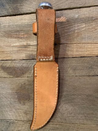 Vintage Case Hunting Knife With Custom Sheath 2