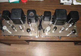 Vintage Heathkit W4 - Am Amp Rebuilt With El34 Upgrade On Outputs Extremely
