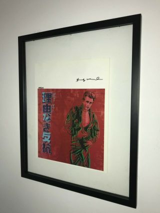 Andy Warhol Print Signed With Certificate Of Authenticity $6950 Value