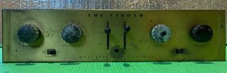 Vintage The Fisher 50 - C - 3 Master Audio Control Tube Preamplifier - Parts/.  Repair