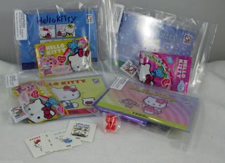 Hello Kitty Con 40th Convention Exclsv 4 Pack Upper Deck Trading Cards,  Figures