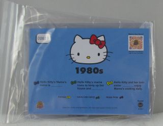Hello Kitty Con 40th Convention Exclsv 4 Pack Upper Deck Trading Cards,  Figures 3