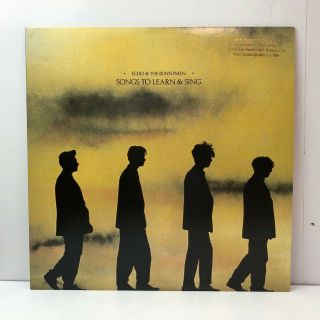 Echo & The Bunnymen Songs To Learn & Sing 1985 Vinyl Lp Record Comp Near