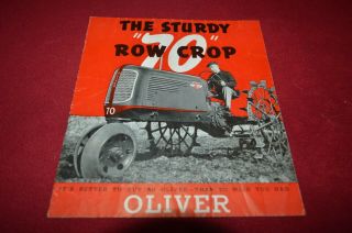 Oliver Row Crop 70 Tractor For 1941 Dealer 