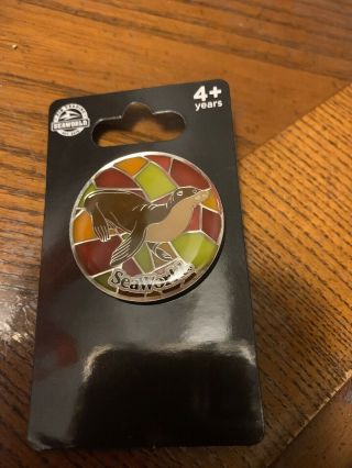 Seaworld Pin — Retired Stained Glass Sea Lion