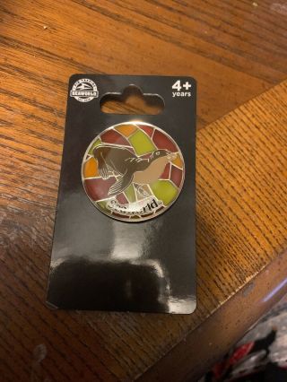SeaWorld Pin — Retired Stained Glass Sea Lion 2