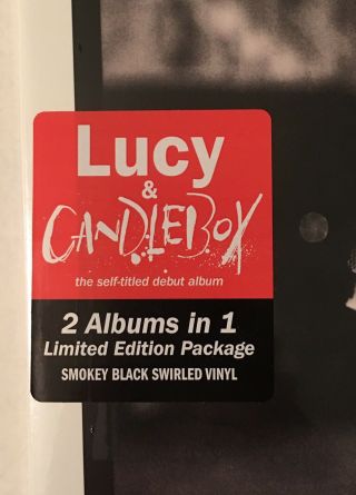 CANDLEBOX LUCY 2 LP LIMITED EDITION PACKAGE SMOKEY BLACK SWIRLED VINYL 2