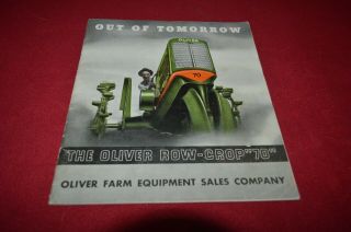 Oliver 70 Tractor For 1937 Dealer 