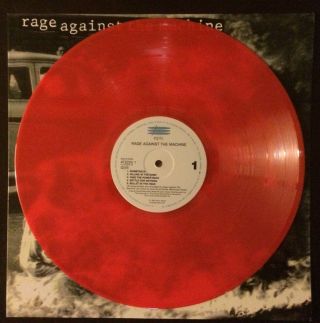 Rage Against The Machine S/t Self Titled Red Colored Vinyl Lp Record Import