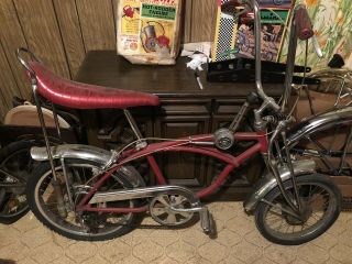 Vintage Apple Krate Schwinn Sting - Ray Bicycle Great Bike