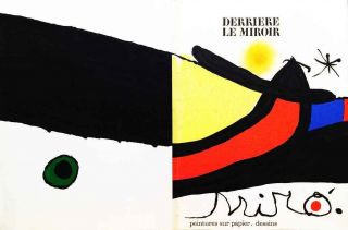 Joan Miro,  Dlm No.  193 - 194 Couverture,  1971,  Color Lithograph