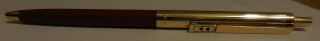 Vintage Paper Mate Double Heart Ball Point Pen Red And Gold Color Made In Usa