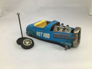 Nomura Tin Hot Rod Friction Toy Parts