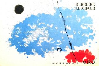 Joan Miro,  Dlm No.  128,  1961 Color Couverture Lithograph