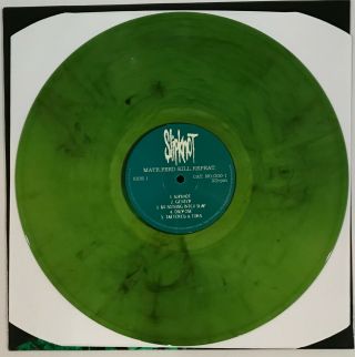 Slipknot Mate Feed Kill Repeat Green Marbled Colored Vinyl LP Record Iowa 3