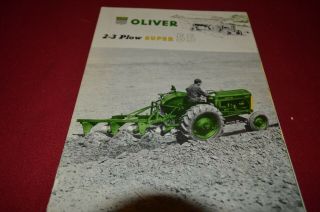 Oliver Tractor 55 Tractor For 1954 Dealer 