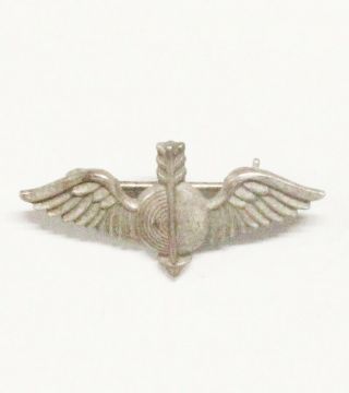 Usn Navy Wwii Chief Warrant Officer Collar Pin - Aerographer (aimco Sterling)