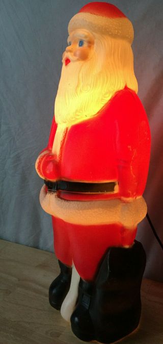 Vintage Empire? In - Outdoor Santa Claus Light Up Christmas Blow Mold 22 " Tall