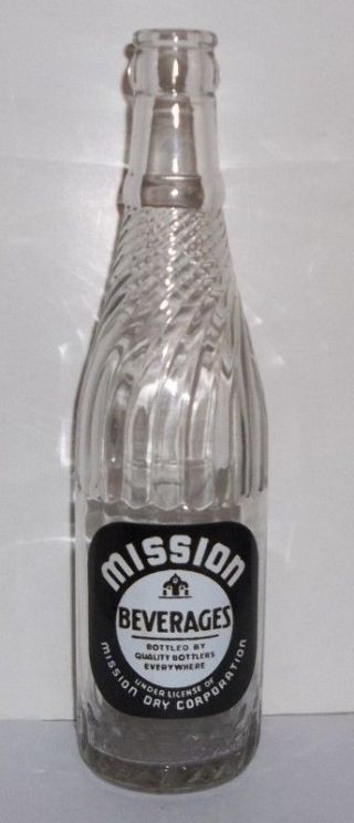 Mission Dry Keystone Bottling Co.  Greensburg,  Pa.  12 Oz Acl Good Housekeeping