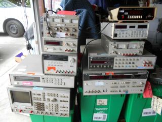 Hp - Agilent - Vintage Test Equipment And Power Supply 10 Modules