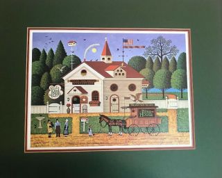 Charles Wysocki Signed Numbered Print Limited Edition Lithograph The Bird House