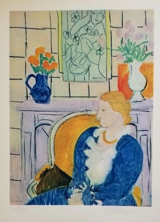 Henri Matisse 1948 Print Hand Signed In Pencil & Numbered,